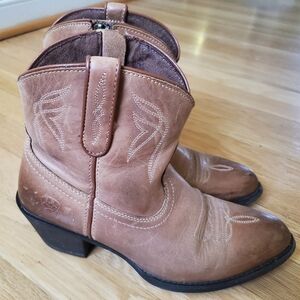 Ariat Women's Darlin Western Boots Burnt Sugar Size 7 EUC